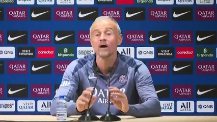Luis Enrique (PSG) : « Une motivation de battre Nice » - Foot - Ligue 1 - PSG