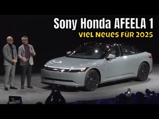 Sony Honda AFEELA 1 zur CES 2025: Revolutionäres Elektroauto mit neuen High-Tech-Features