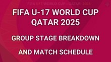 FIFA U17 World Cup 2025 Qatar: All Groups, Teams, and Full Match Schedule with Dates & Times