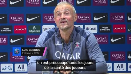 PSG - Luis Enrique reste serein malgré la blessure de Désiré Doué
