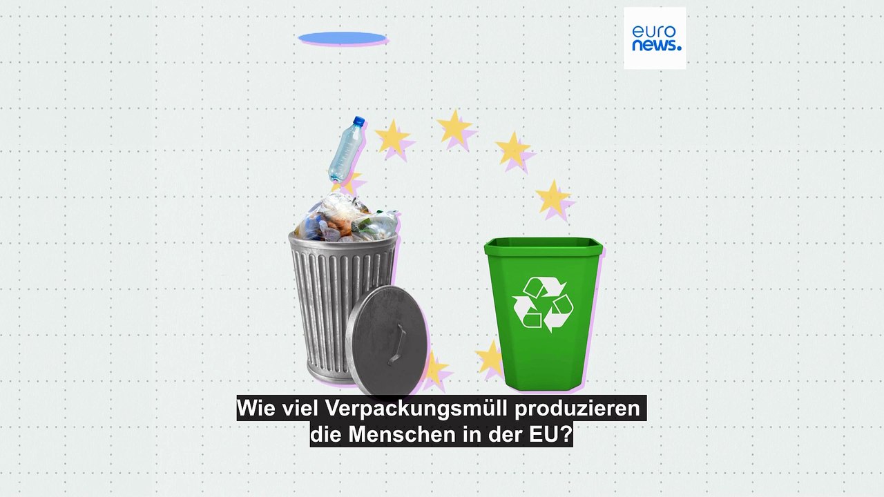 200 Kilo pro Kopf: Deutschland EU-Spitzenreiter beim Verpackungsmüll