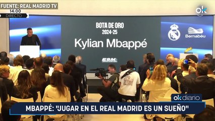 Mbappé: "Jugar en el Real Madrid es un sueño"