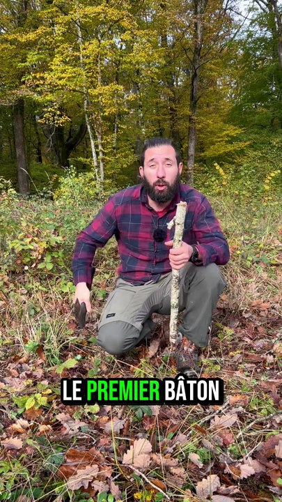 Le nord avec 3 bâtons - Boussole de fortune