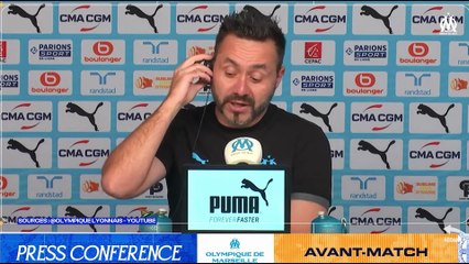 Roberto De Zerbi évoque la concurrence Vaz-Aubameyang