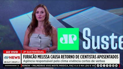 Cientistas aposentados monitoram furacão Melissa | JP SUSTENTÁVEL