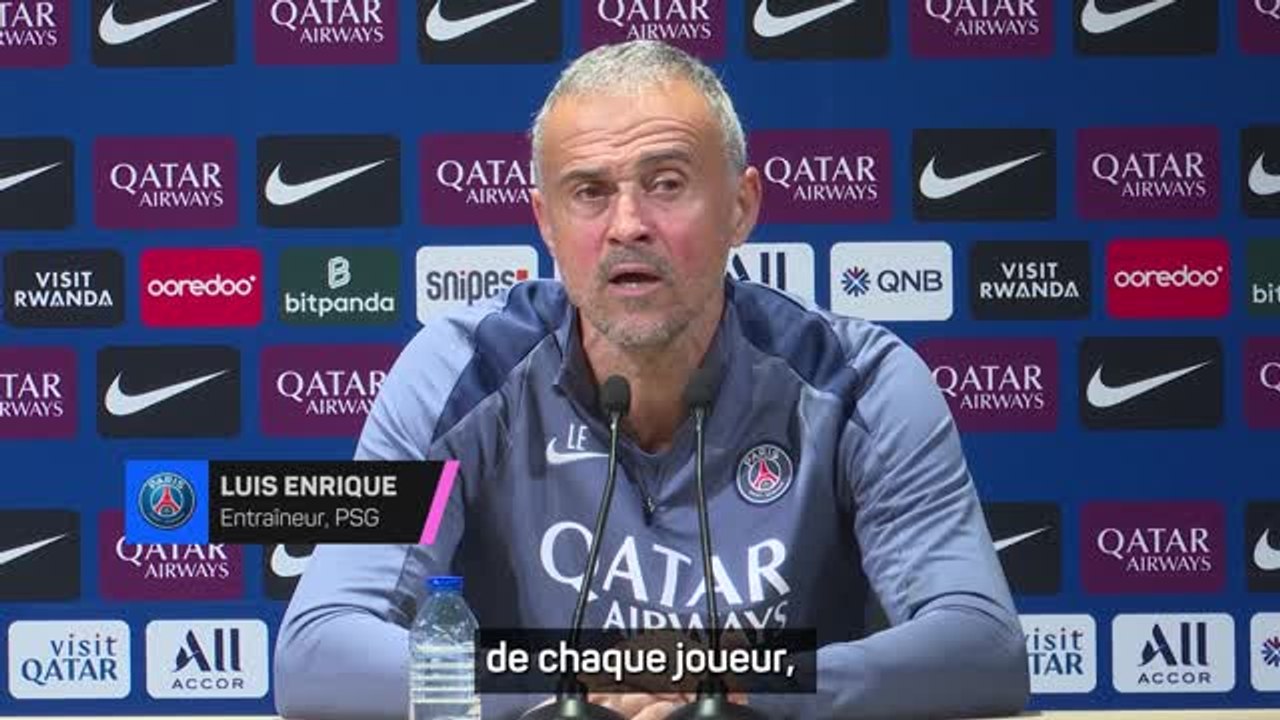 PSG - Enrique : "Je suis toujours ouvert à accorder du repos à mes joueurs"