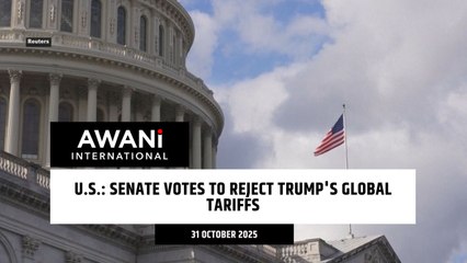 U.S.: Senate votes to reject Trump's global tariffs