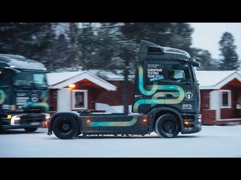 eActros 600 im Wintertest: 6.500 km durch Nordeuropa! Wie geht es aus?