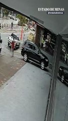 Explosão de botijão de gás: câmera flagra correria em restaurante