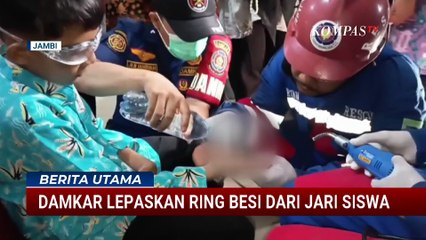 Upaya Damkar di Jambi Lepaskan Ring Besi dari Jari Siswa | BERUT