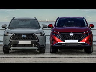 2025 Nissan Qashqai vs 2023 Toyota Corolla Cross – Kompakt-SUV Hybride im Check