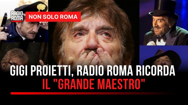 Cinque anni senza Gigi Proietti: il 2 novembre l'omaggio di Radio Roma News al mattatore