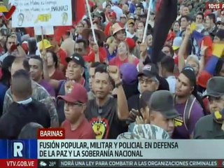 Pueblo de Barinas se movilizó para defender la soberanía y Paz como legado del Comandante Chávez