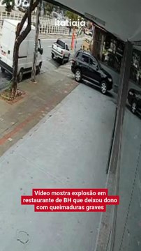 Vídeo mostra explosão em restaurante de BH que deixou dono com queimaduras graves