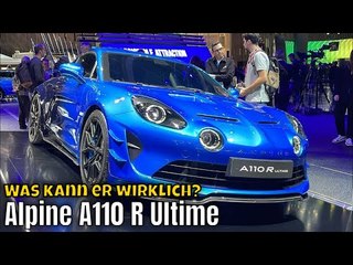 2025 Alpine A110 R Ultime | der 330.000 € Supersprotler mit Vierzylinder im Detail