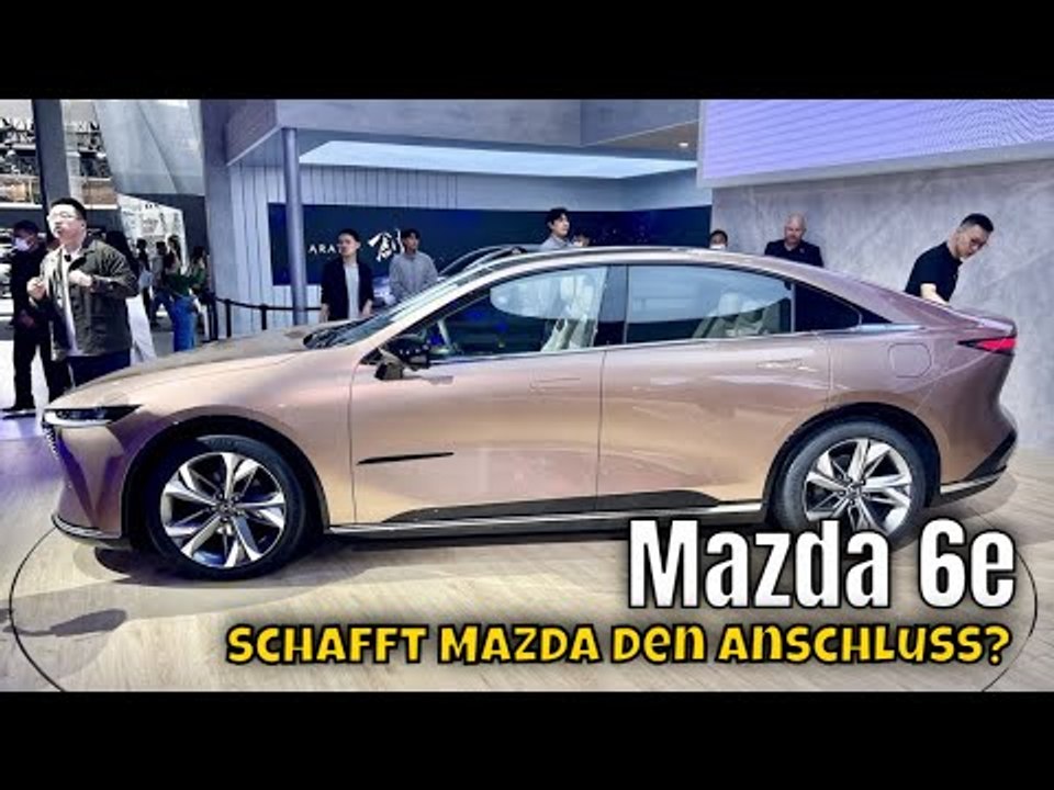 2025 mazda 6e: schicke elektro-limousine mit 552 km reichweite