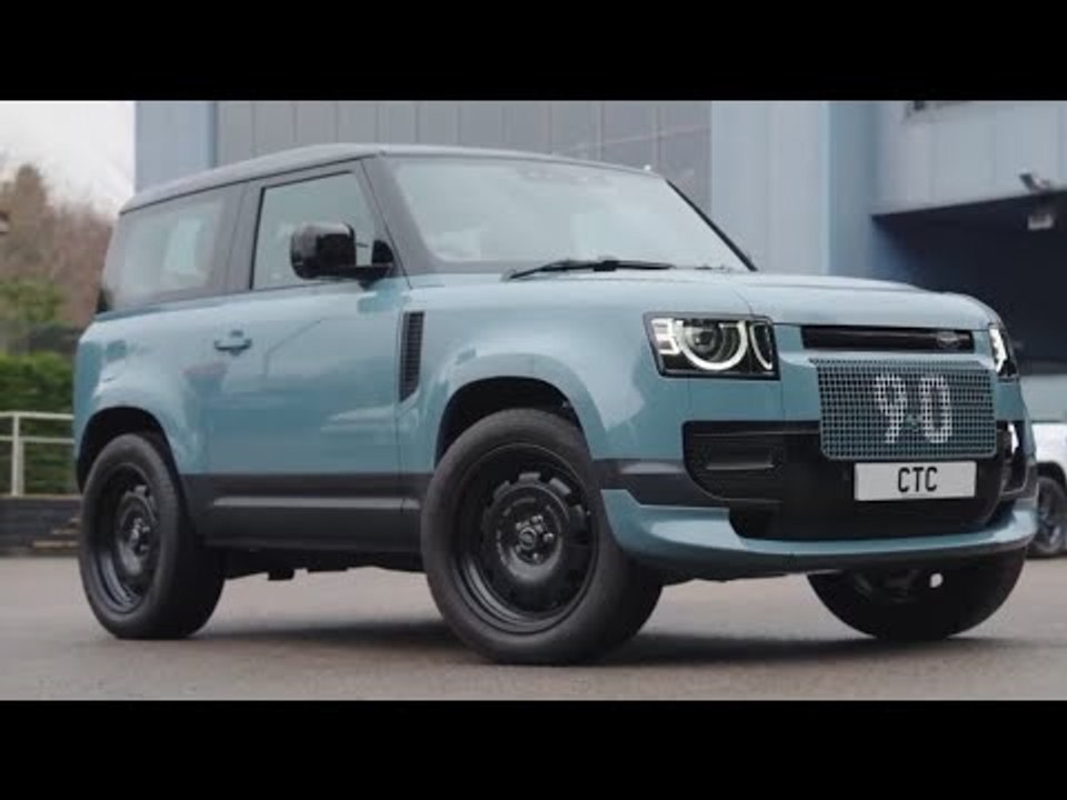 Porsche Shore Blue Land Rover Defender 90 – Heritage Remastered by CTC