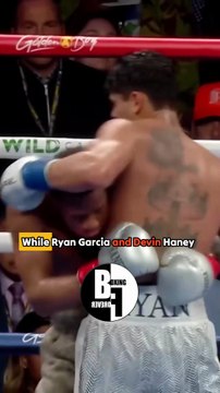 Haney was CAUGHT HARDER by 2 consecutive PUNCHES from Garcia!