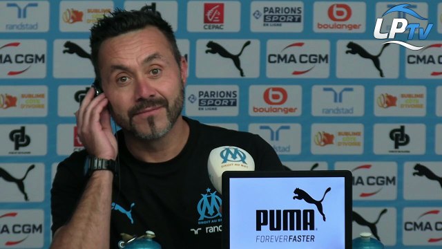 Intégrale de la conférence de presse d'Emerson Palmieri et Roberto De Zerbi avant le déplacement à Auxerre