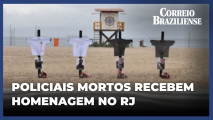 Policiais mortos na operação da Penha são velados no Bope e homenageados na praia de Copacabana