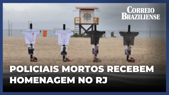 Policiais mortos na operação da Penha são velados no Bope e homenageados na praia de Copacabana