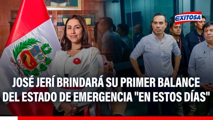 José Jerí brindará su primer balance del estado de emergencia "en estos días", según ministra de Desarrollo e Inclusión Social