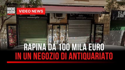 Rapina da 100 mila euro in un negozio di antiquariato