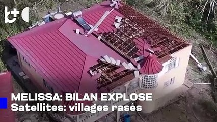 Première destruction par satellites / Melissa «a fait des ravages», nombre de victimes en hausse