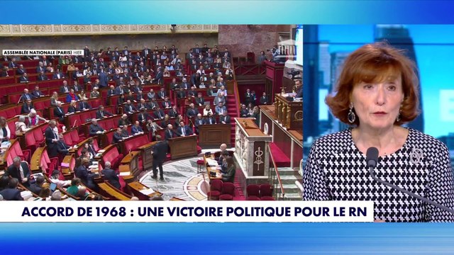 Noëlle Lenoir réagit au vote sur les accords de 1968 avec l'Algérie
