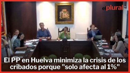 Una concejala del PP en Huelva minimiza la crisis de los cribados porque "solo afecta al 1%"