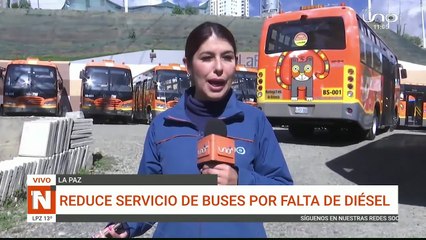 REDUCE SERVICIO DE BUSES POR FALTA DE DIÉSEL