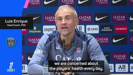 'Injuries are part of a footballer's life' - Enrique provides update on Doue