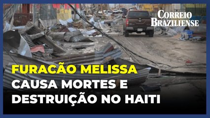 Furacão Melissa deixa quase 50 mortos no Haiti e na Jamaica