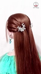 simple hairstyle|easy hairstyle|bride hair|ladies hair style for wedding|new hairstyle|hairstyle|Laibah Hairstyle   Your Queries.  Simple hairstyle, easy hairstyle, bride hair, simple hair, easy easy hairstyle, easy hair do, hair do, simple haircut style