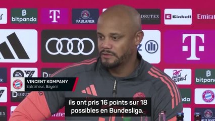 Bayern Munich - Kompany : "Le match contre Leverkusen reste un sommet du championnat"