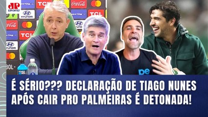 QUE PAPELÃO! "O TIAGO NUNES TÁ DE BRINCADEIRA??? ISSO que ELE FALOU é..." POLÊMICA | Palmeiras x LDU