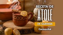 Receta de atole de guayaba, ¡cremoso y calientito!