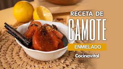 Receta de camote enmielado ¡En 3 sencillos pasos!