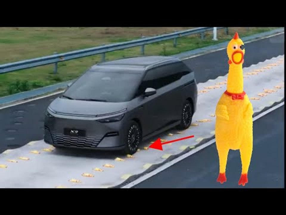 Xpeng X9 vs Toyota Alphard: Wer bleibt beim 'Hühner-Test' ruhiger?