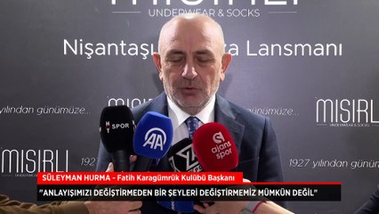 Fatih Karagümrük Başkanı Süleyman Hurma: 'Bahisten çok daha kötü şeyler oldu'