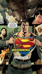 Superman real face in comics book