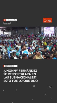 El alcalde cruceño aseguró que el 15 de noviembre se presentará la lista de los precandidatos que postularán a las Gobernación y Alcaldías del país