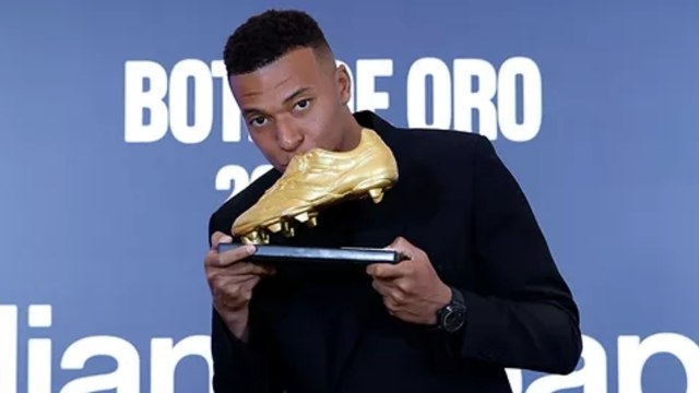 Mbappé recibe la Bota de Oro 2025 como el máximo goleador de Europa con 31 goles en la temporada