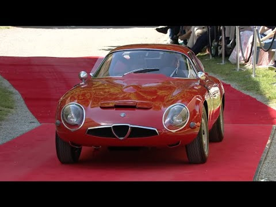 Alfa Romeo TZ1 beim Concorso d’Eleganza Villa d’Este 2025 – Zagato-Leichtgewicht