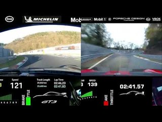 Porsche 911 GT3 (992.2) Handschalter vs. Porsche 911 GT2 RS MR | Nordschleifen