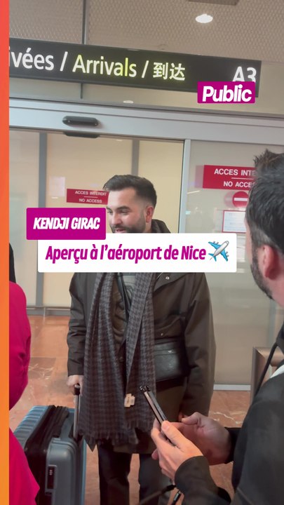 Fans en ébullition  Kendji Girac aperçu à l’aéroport de Nice