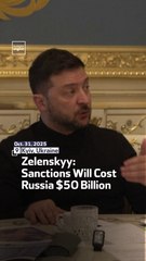 Zelenskyy Sanctions Will CostRussia $50 Billion