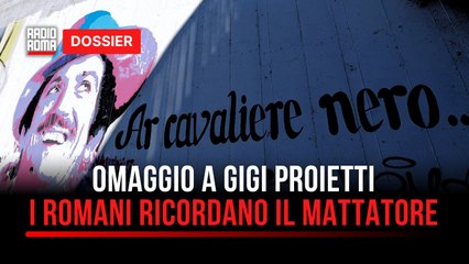 Omaggio a Gigi Proietti: i romani ricordano il grande mattatore