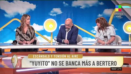 La respuesta de Lucas Bertero tras el escándalo al aire con Yuyito González