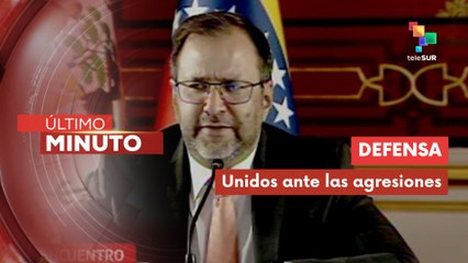 Gil: Los venezolanos están decididos a defender el territorio